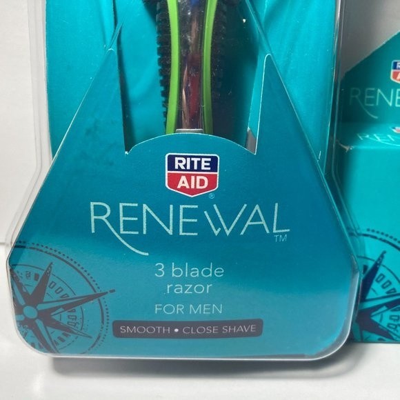 Rite Aid Renewal 3 Blade Razor for Men w/8 Refills - Picture 3 of 11
